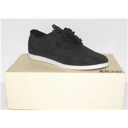 KR3W JACKSON BLACK SUEDE MENS SHOE