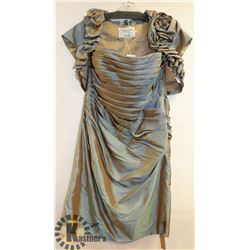 2 BE KATHY IRELAND COPPER AND STEEL BLUE METALLIC