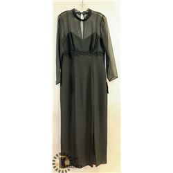 JS COLLECTIONS CONSERVATIVE SHEER TOP LONG SLEEVE