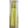 Image 1 : JORA COLLECTION YELLOW A-LINE CHIFFON SKIRT WITH