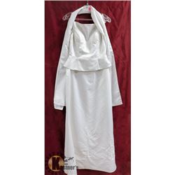 JORA COLLECTIONS 2 PC SATIN STYLE BRIDAL DRESS