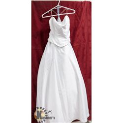 BRIDAL ORIGINALS 2 PC STYLE SATIN LIKE BRIDAL
