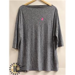 DKR STRAIGHT NECK NAVY BLUE 3/4 SLEEVE WOMENS