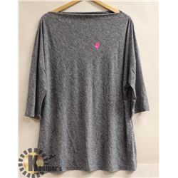 DKR STRAIGHT NECK NAVY BLUE 3/4 SLEEVE WOMENS