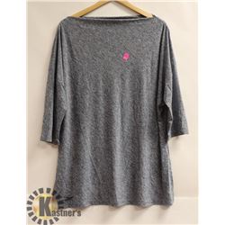 DKR STRAIGHT NECK NAVY BLUE 3/4 SLEEVE WOMENS