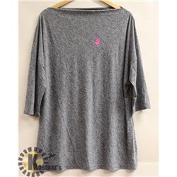 DKR STRAIGHT NECK NAVY BLUE 3/4 SLEEVE WOMENS