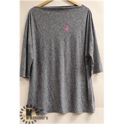 DKR STRAIGHT NECK NAVY BLUE 3/4 SLEEVE WOMENS