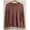 Image 1 : DKR WOMENS DUSTY ROSE LONG SLEEVE SHIRT SIZE M