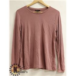 DKR WOMENS DUSTY ROSE LONG SLEEVE SHIRT SIZE L