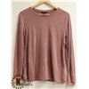 Image 1 : DKR WOMENS DUSTY ROSE LONG SLEEVE SHIRT SIZE L
