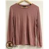 Image 1 : DKR WOMENS DUSTY ROSE LONG SLEEVE SHIRT SIZE XL