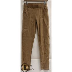 "W" CAMEL WOMENS LEGGINGS WITH GOLD POCKET