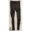 Image 1 : WOMENS GREY AND BLACK  AND MESH ATHLETIC LEGGINGS