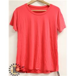 CHARMED JOAH WOMENS PINKY ORANGE TSHIRT SIZE