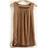 Image 1 : WOMANS SLEEVELESS SHIRT SIZE UNKNOWN BROWN