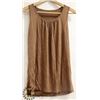 Image 1 : WOMANS SLEEVELESS SHIRT SIZE UNKNOWN BROWN