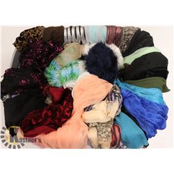 LARGE RUBBERMAID TOTE OF WOMENS ASSORTED