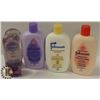 Image 1 : 3 BOTTLES JOHNSONS BABY LOTION & 2 JOHNSONS