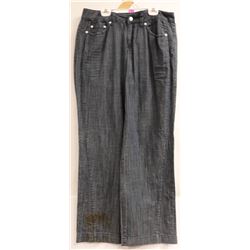 RAINBOW COLLECTION WIDE LEG WOMENS DENIM PANT