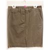 Image 1 : NICOLE MILLER ORIGINAL KHAKI BROWN SKIRT SIZE 8