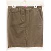 Image 1 : NICOLE MILLER ORIGINAL KHAKI BROWN SKIRT SIZE 8