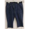 Image 1 : GERI C NY WOMENS DENIM CAPRI PANT WITH STUDDED