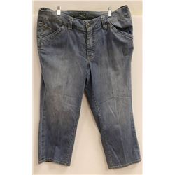 JAG WOMENS LIGHT DENIM WIDE LEG STRETCH SIZE 18W