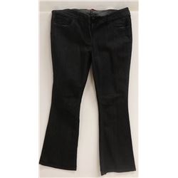 NETWORK WOMENS BLACK FLARE JEANS SIZE 12