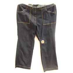 TALBOTS DARK DENIM WOMENS JEANS PETIT 12W