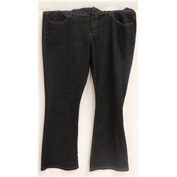 WOMENS BLACK FLARE BOTTOM SIZE 16 JEANS