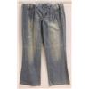 Image 1 : WOMENS LIGHT DENIM WIDE LEG JEANS SIZE 36