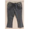 Image 1 : M & CO MID CALF CAPRI LIGHT DENIM JEANS SIZE 14