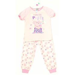 PEPPA PIG GIRLS SHORT SLEEVE PJ SET SIZE 5T