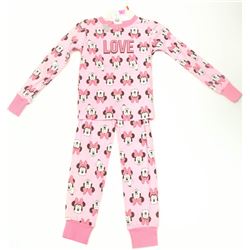 MINNIE MOUSE GIRLS 2PC PJ SET SIZE 6