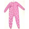 Image 1 : SIZE 6 ONE PC FOOTLESS SLEEPER PURPLE WITH STARS