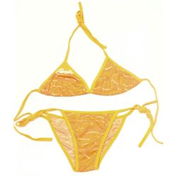 HAWAIIAN PUNCH NYLON ORANGE FLORAL BIKINI