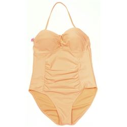 PEACH ONE PC HALTER TOP BATHING SUIT SIZE 10