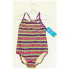 Image 1 : SPEEDO JR GIRLS 1 PC RAINBOW STRIPE PRINT BATHING