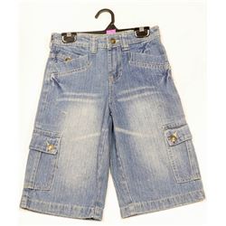 NO BOUNDRIES YOUTH BOYS DENIM SHORTS SIZE 8