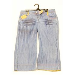 OWLS HEAD WOMENS DENIM LIKE LONG SHORTS SIZE 5