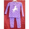 Image 1 : CHILD OF MINE 2PC PURPLE UNICORN PAJAMA SET