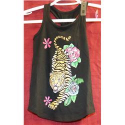 CHILDRENS PLACE GIRLS YOUTH BLACK TIGER TANK TOP