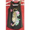 Image 1 : CHILDRENS PLACE GIRLS YOUTH BLACK TIGER TANK TOP