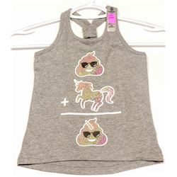 CHILDRENS PLACE GIRLS YOUTH GREY POO/ UNICORN