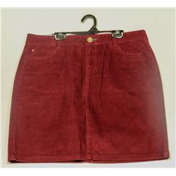 TOMMY HILFIGER BURGANDY CORDUROY WOMENS