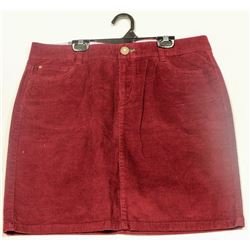 TOMMY HILFIGER BURGANDY CORDUROY WOMENS
