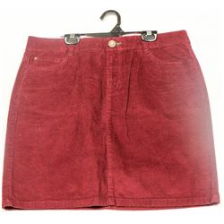 TOMMY HILFIGER BURGANDY CORDUROY WOMENS