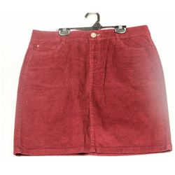 TOMMY HILFIGER BURGANDY CORDUROY WOMENS