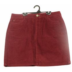 TOMMY HILFIGER BURGANDY CORDUROY WOMENS