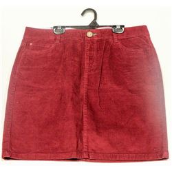 TOMMY HILFIGER BURGANDY CORDUROY WOMENS